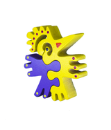 Pajarito Amarillo Prehispánico Magneto