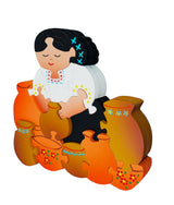 Señora con Jarros