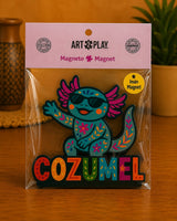 Ajolote Letras Cozumel Magneto