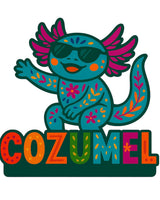 Ajolote Letras Cozumel Magneto