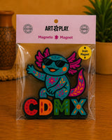 Ajolote Letras CDMX Magneto