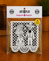 Pareja Magneto Papel Picado