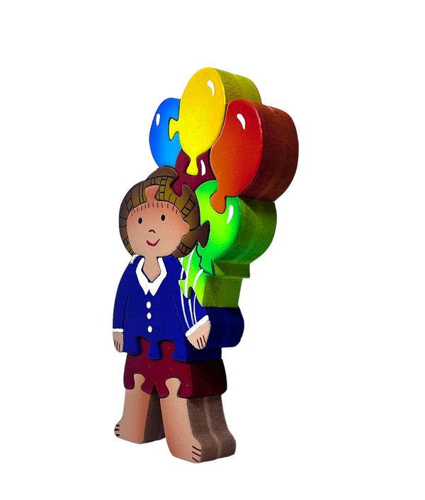 Niño con globos