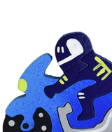 Moto azul magneto