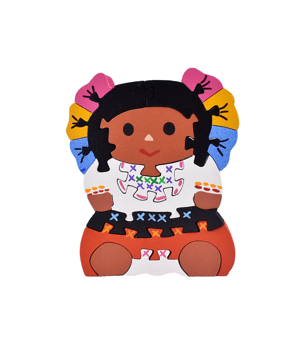 Muñeca otomí mediana