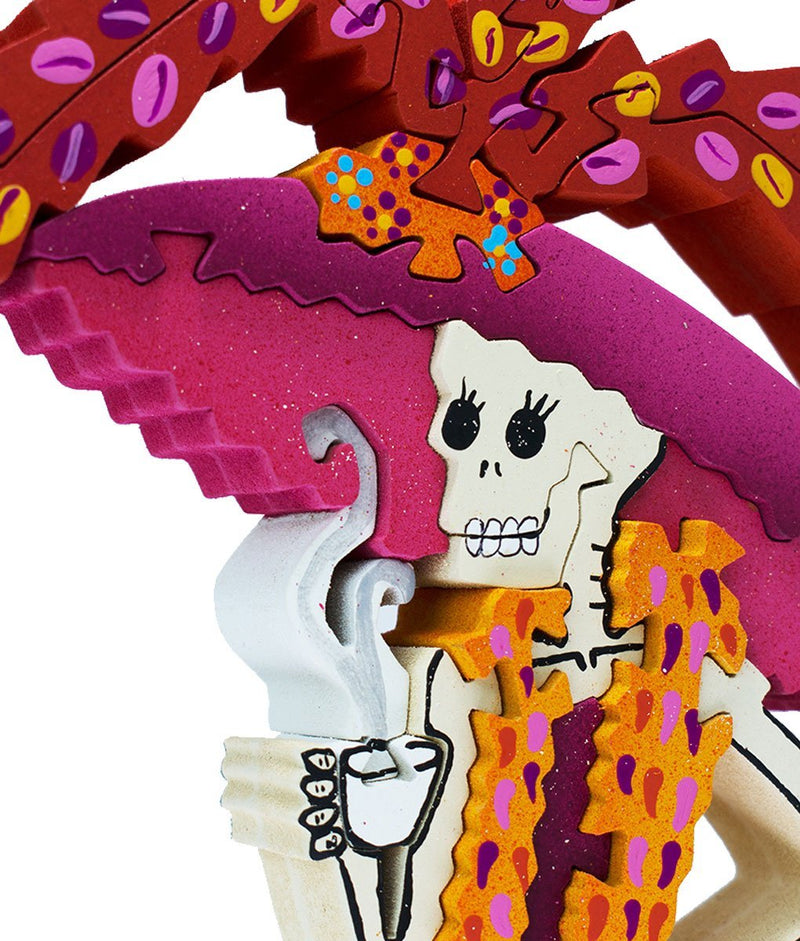 Catrina tomando café