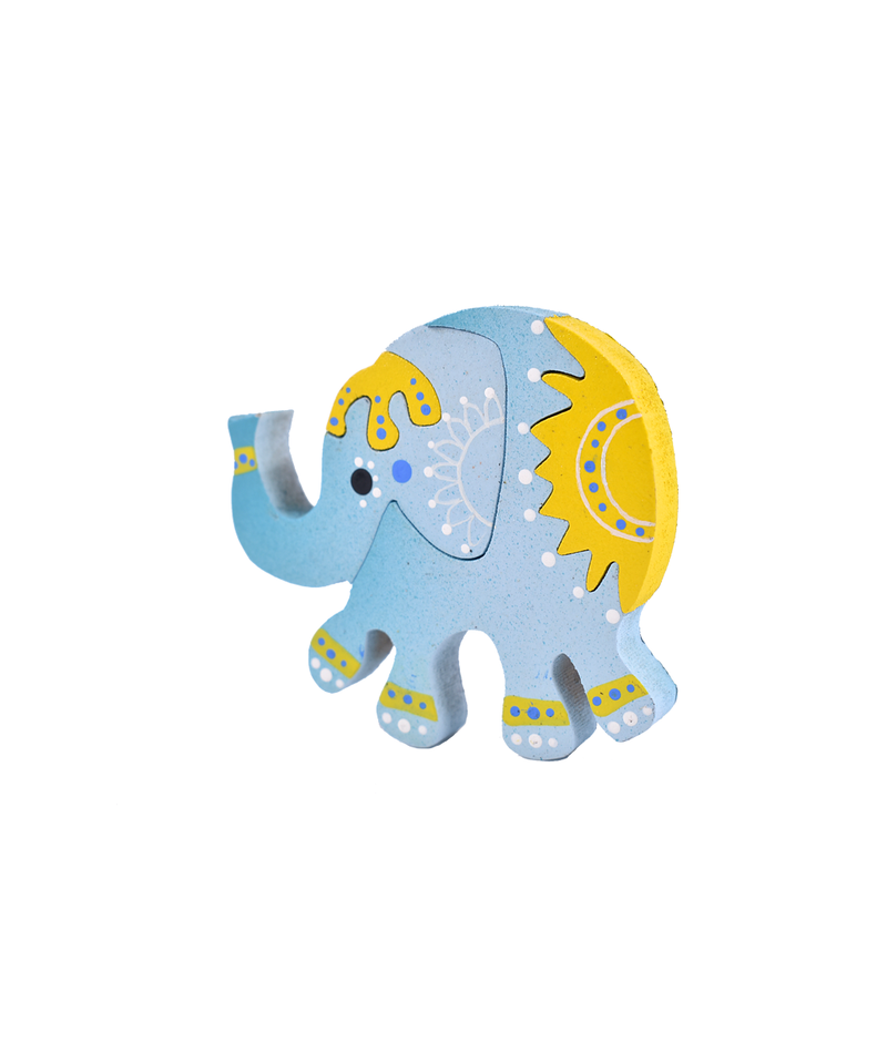 Elefante Hindú azul magneto